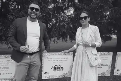 Jason and Winter at a Gilda’s Club event